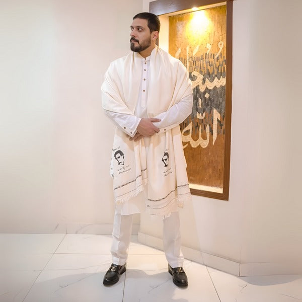 Imran Khan Wool Shawl -804