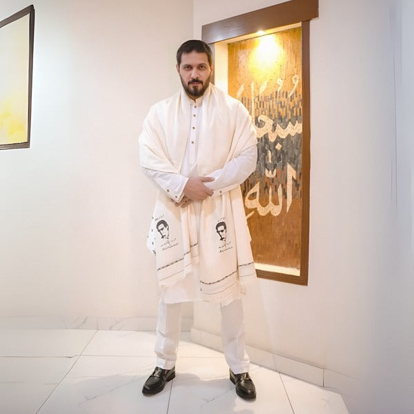 Imran Khan Wool Shawl -804
